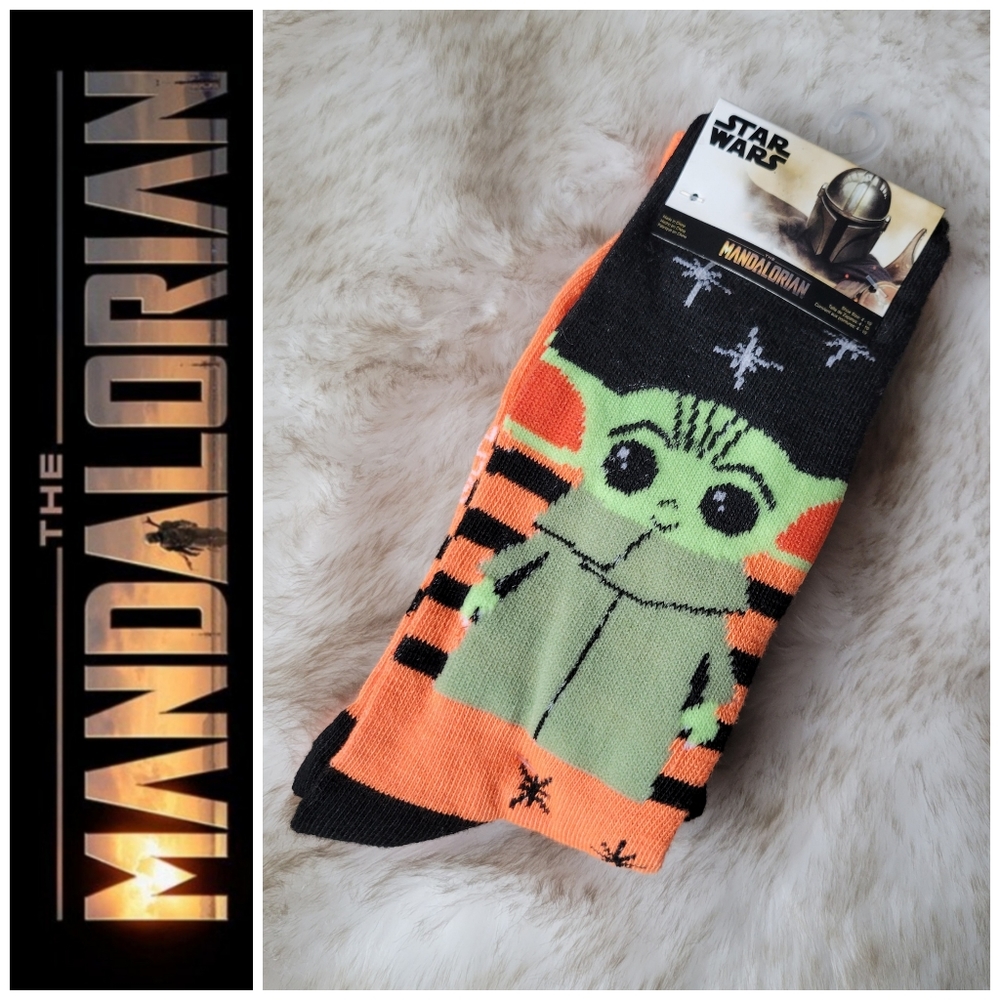 🔥🔥2PK Mandalorian Halloween Crew Socks